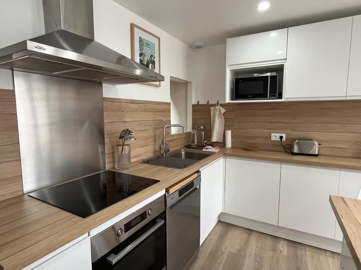 Bella, Joli Appt Renove Dans Le Bourg Appartement Ouistreham Buitenkant foto