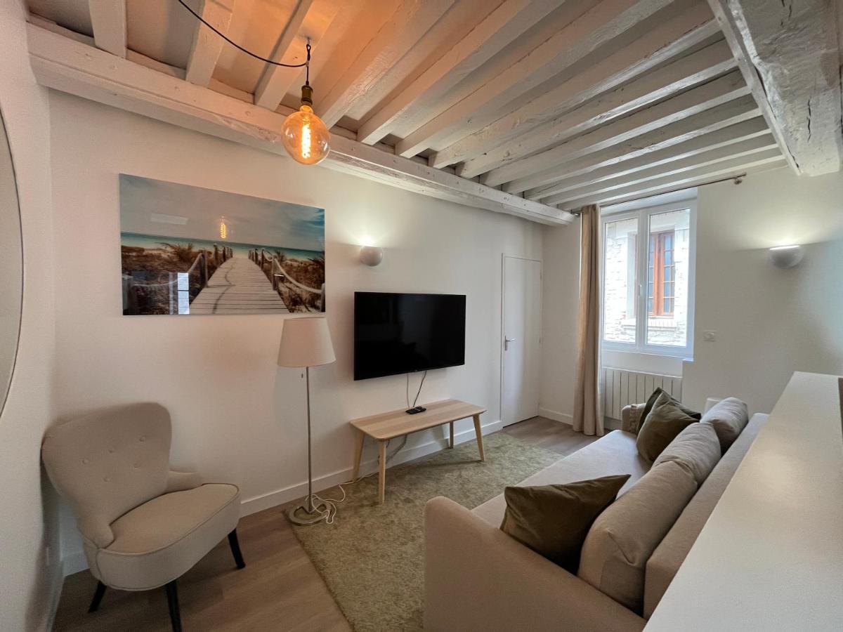 Bella, Joli Appt Renove Dans Le Bourg Appartement Ouistreham Buitenkant foto