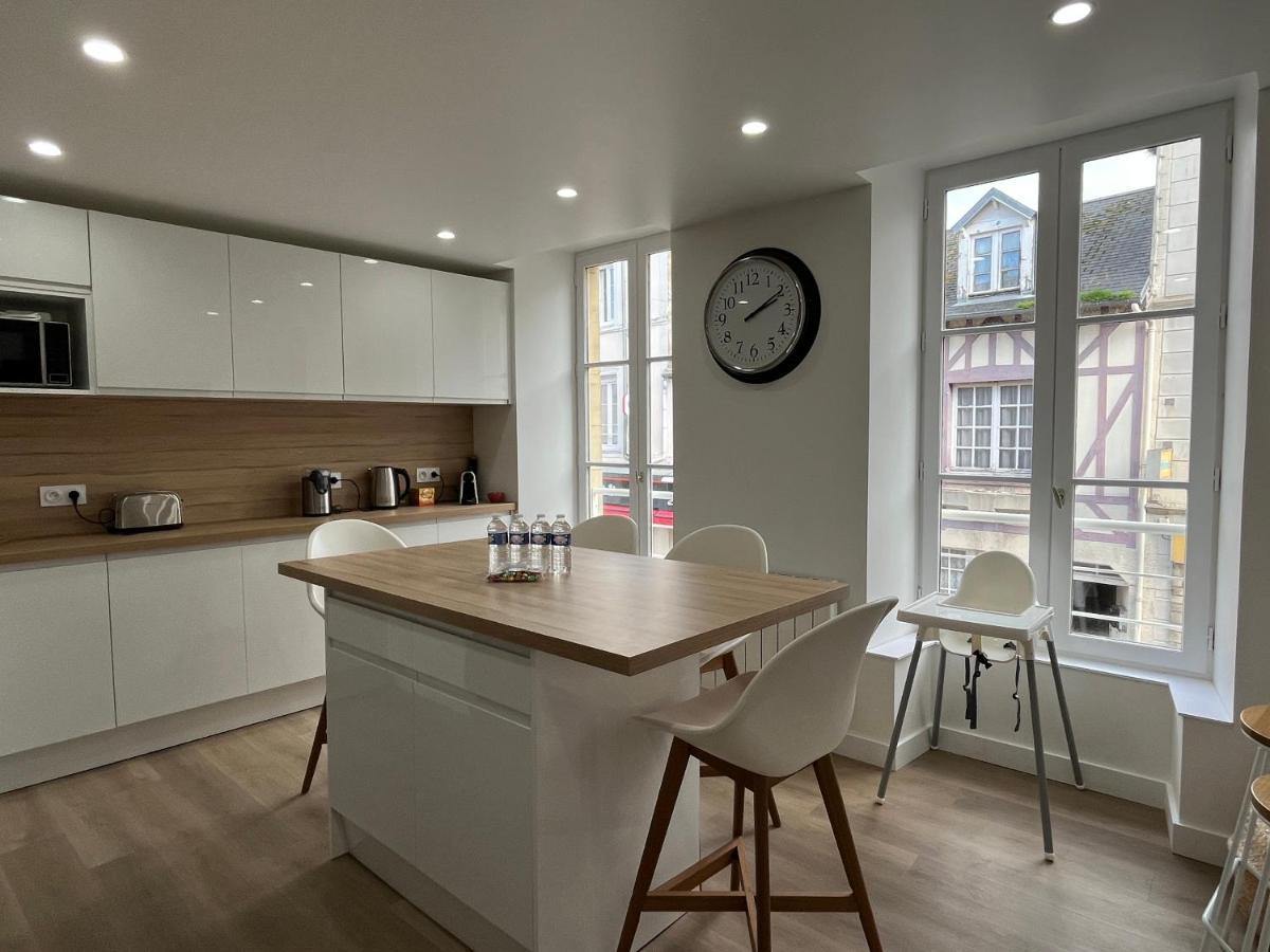 Bella, Joli Appt Renove Dans Le Bourg Appartement Ouistreham Buitenkant foto